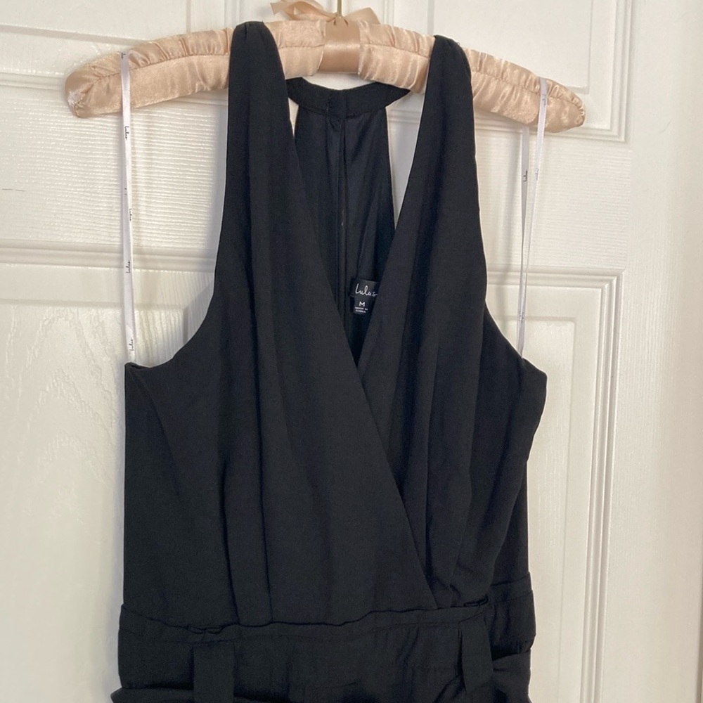 Lulu's Classic Black Jumpsuit
